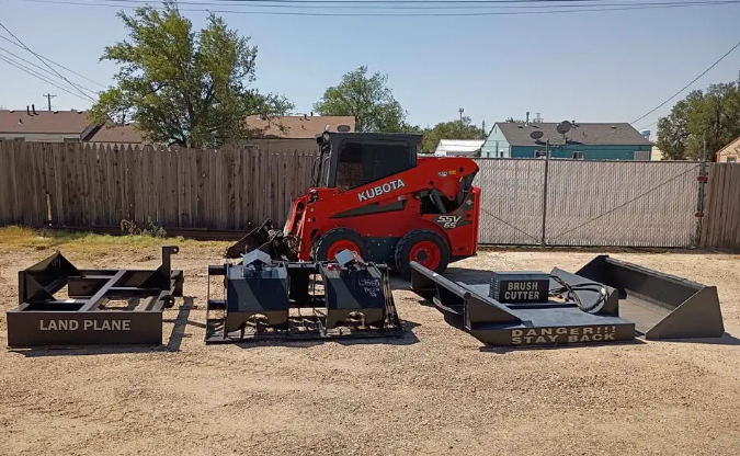 2019 Kubota SSV 65 Skid Steer — Full Attachment Package
